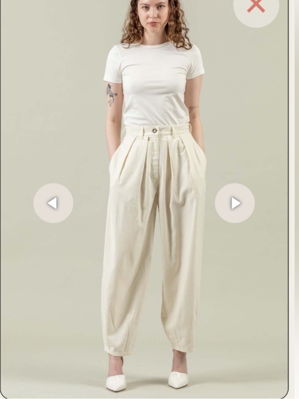😎 Toit Volant Raw Silk barrel fit summer pants